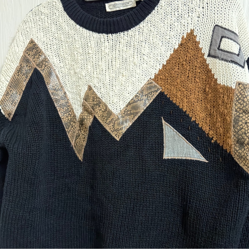 Pretense Black Acrylic Sweater - Picture 6 of 10